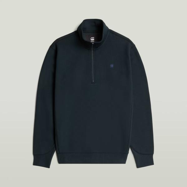 Sudadera hombre jet black con cremallera poliéster G-Star RAW