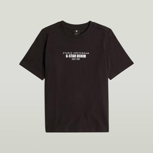 camiseta G-Star RAW gris con diseños