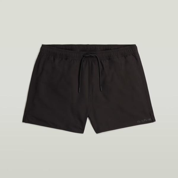 Bañador hombre con cordones jet black corto con lazos poliéster G-Star RAW