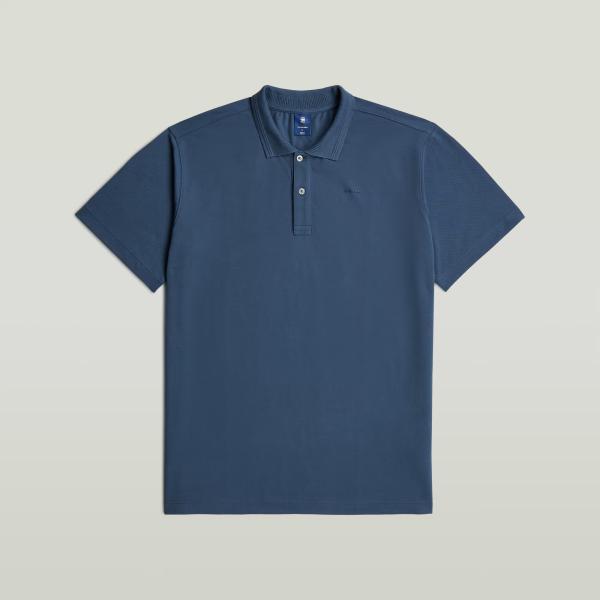 Polo hombre dark blue cuello polo de manga corta G-Star RAW