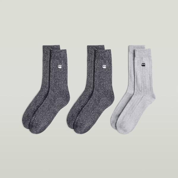 Calcetines hombre light gray con diseños poliéster G-Star RAW