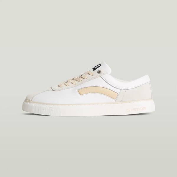 Sneakers hombre con cordones ivory white G-Star RAW