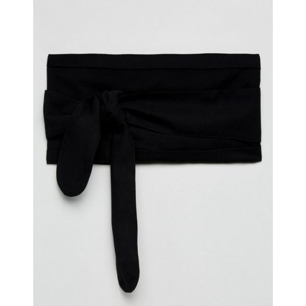 Cintura con cinturino nero Asos Design