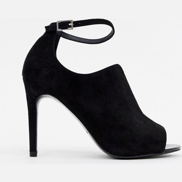 Scarpe con cinturino open toe in denim Asos Design