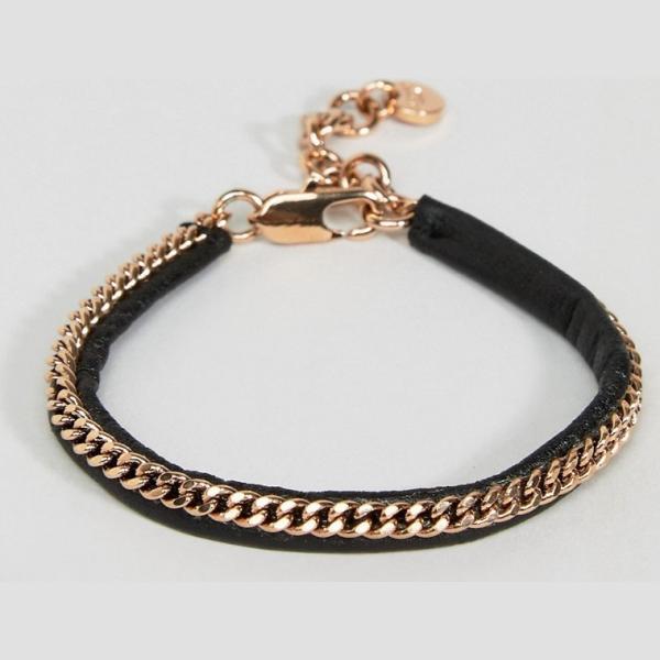 Bracciale con catena e fasce con catenina Dyrberg Kern