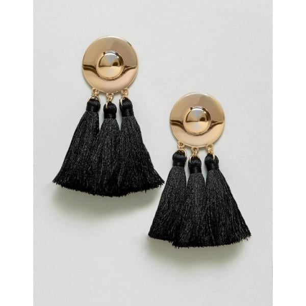 Orecchini farfalla con nappine oro Asos Design