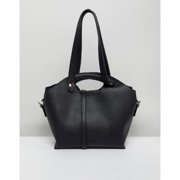 Borsa a tracolla con manico e zip in pelle sintetica bianco Melie Bianco
