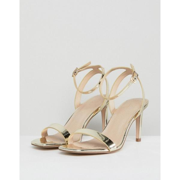 Sandali con nodi pianta larga nudo Asos Design