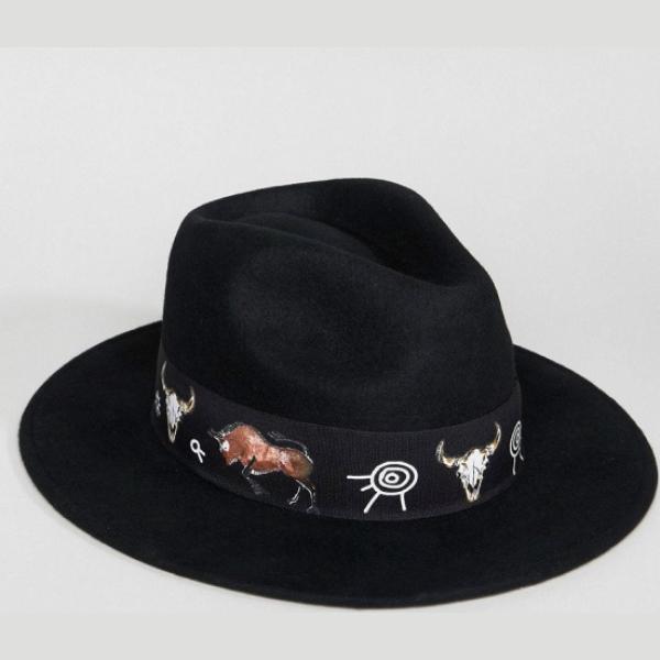 Cappello con stampa e fasce Asos Design