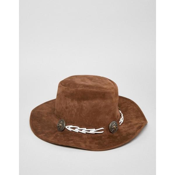 Cappello in pelle sintetica Sacred Hawk