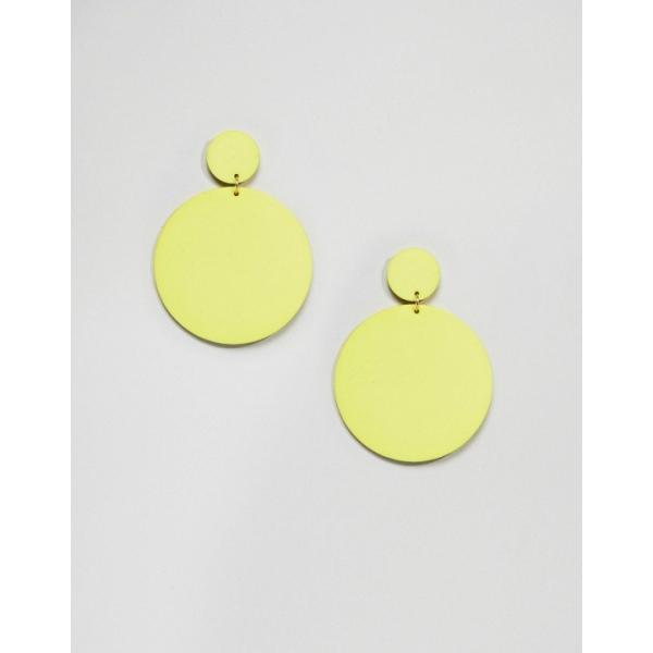 Orecchini pendenti giallo Asos
