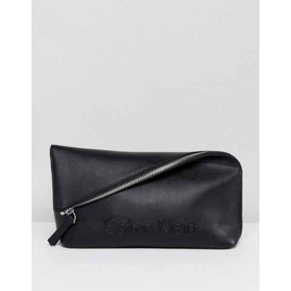 Pochette con zip e logo Calvin Klein