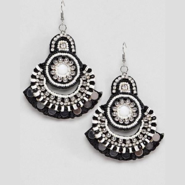 Orecchini pendenti con perline Asos Design