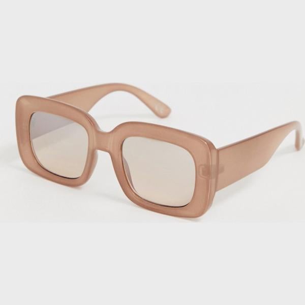 Occhiali da sole sagomati petite protezione dai raggi Asos Design