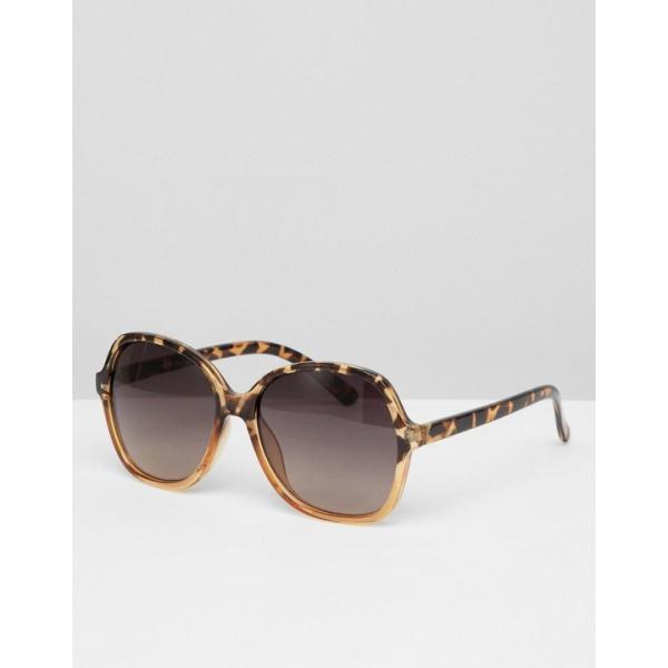 Occhiali da sole oversize lenti scure stanghette sottili protezione dai raggi Jeepers Peepers