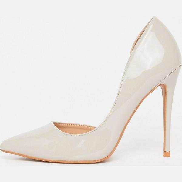 Décolleté pianta larga beige Glamorous Wide Fit