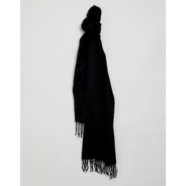 Sciarpa lunga in denim con nappine Asos Design