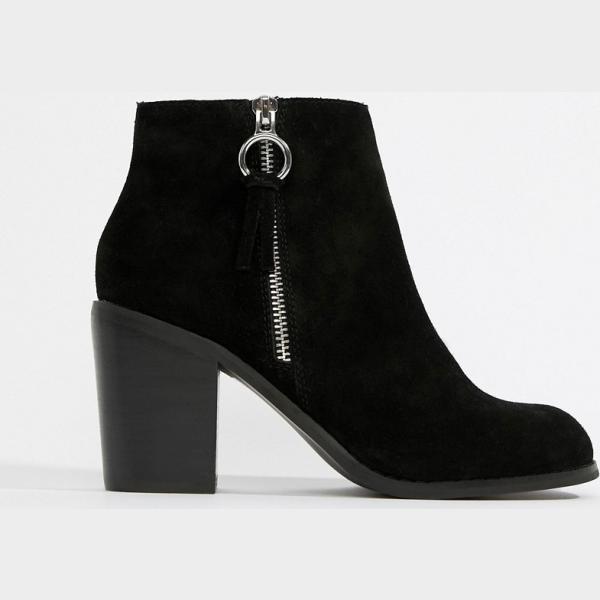 Stivaletti effetto scamosciato Asos Design