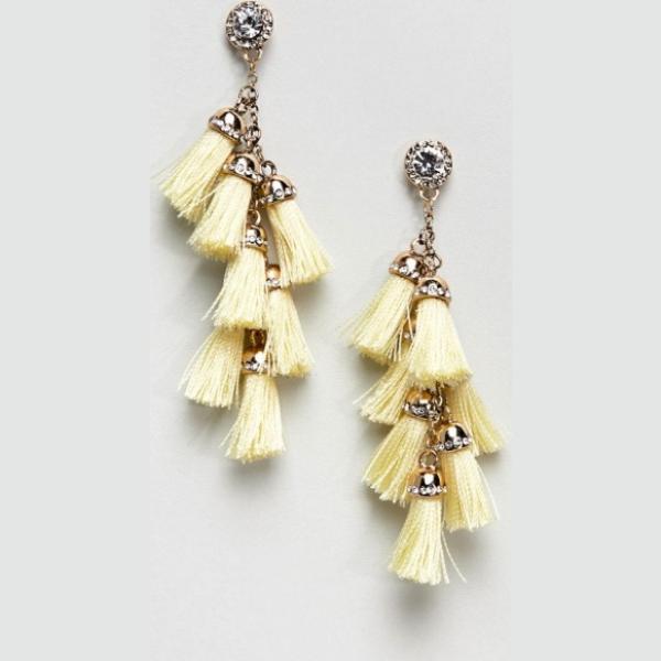 Orecchini con nappine oro Vero Moda