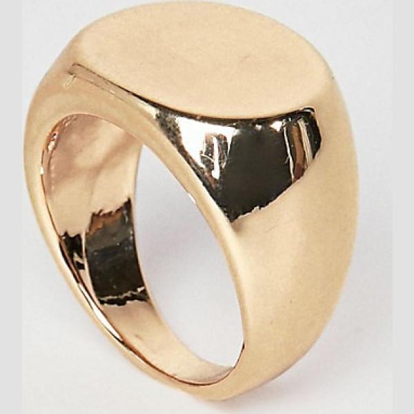 Anello effetto scamosciato girocollo oro e argento DesignB London