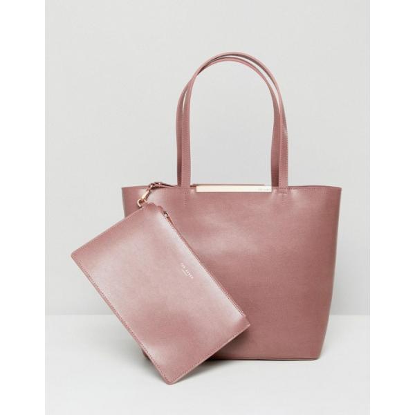 Shopping bag con fiocco a calamita tinta unita Ted Baker