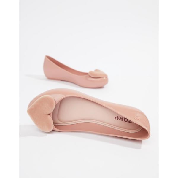 Scarpe con punta tonda suola piatta Zaxy