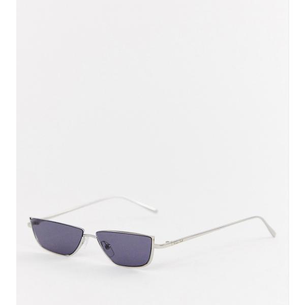 Occhiali da sole lenti sfumate stanghette sottili Asos Design