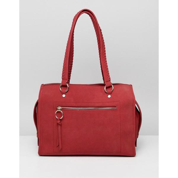 Borsa a tracolla maxi contrasto con zip e scomparti Yoki Fashion