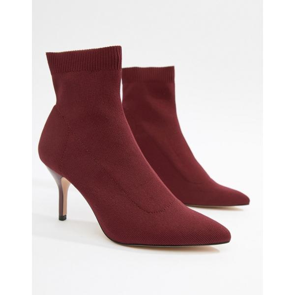 Stivaletti bordeaux Stradivarius
