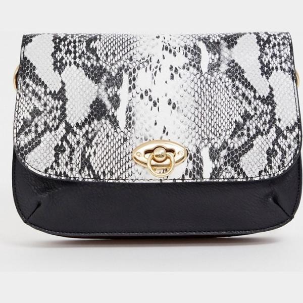 Borsa a tracolla motivo serpente Oasis