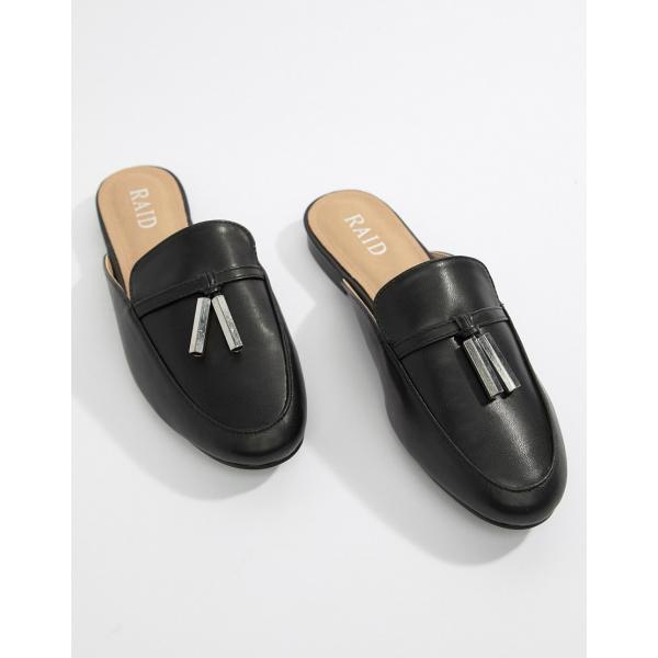 Sabot con punta tonda nero Raid