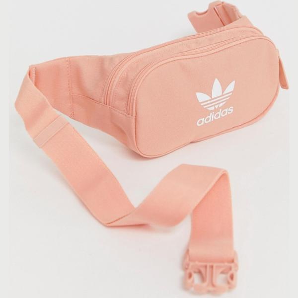 Marsupio con zip e logo rosa Adidas Originals