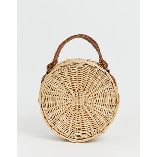 Borsa a tracolla con cinturino in paglia South Beach