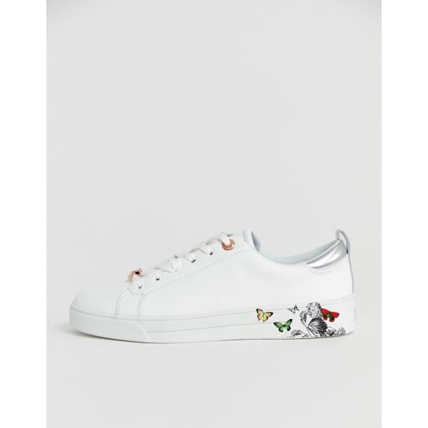 Sneakers fantasia floreale bianco Ted Baker