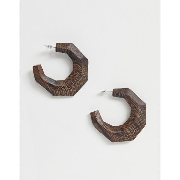 Orecchini farfalla in denim Asos Design