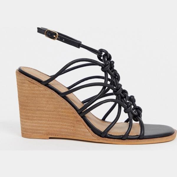 Sandali con zeppe pianta larga Asos Design
