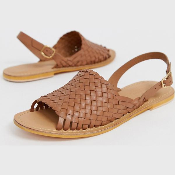 Sandali petite collo aperto suola piatta Asos Design