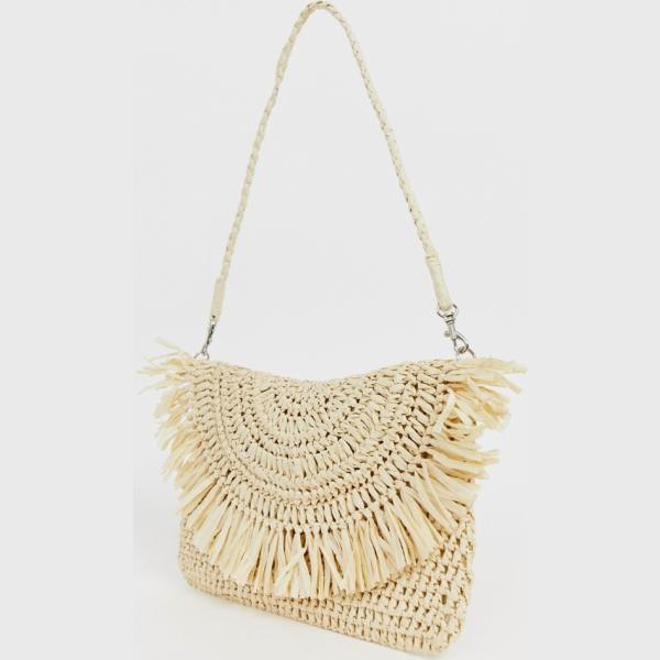Pochette in paglia South Beach