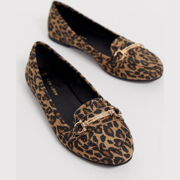 Mocassini animalier New Look