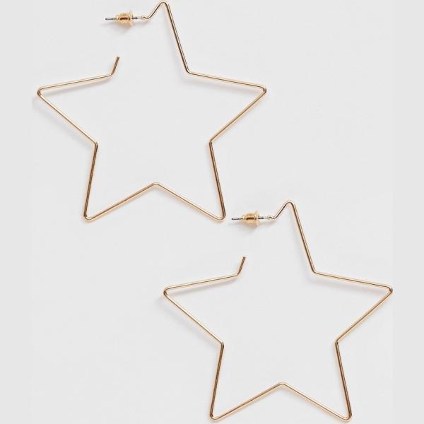 Orecchini petite farfalla oro Asos Design