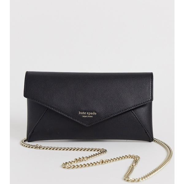 Pochette con catena e cinturino nero Kate Spade