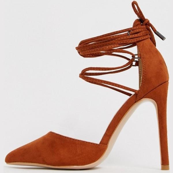 Scarpe con stringhe e lacci a punta Public Desire
