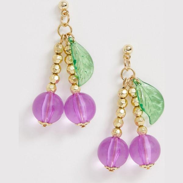 Orecchini con perline oro Asos Design