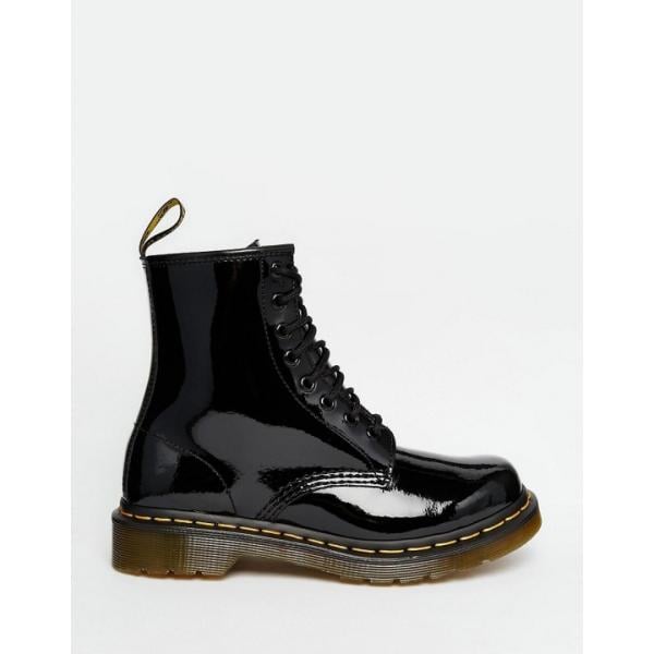 Anfibi effetto vernice Dr Martens