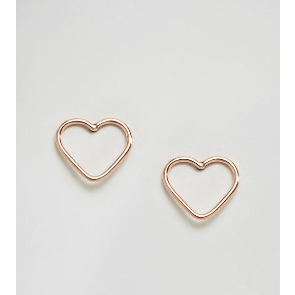 Orecchini a bottone farfalla in oro rosa argento Kingsley Ryan