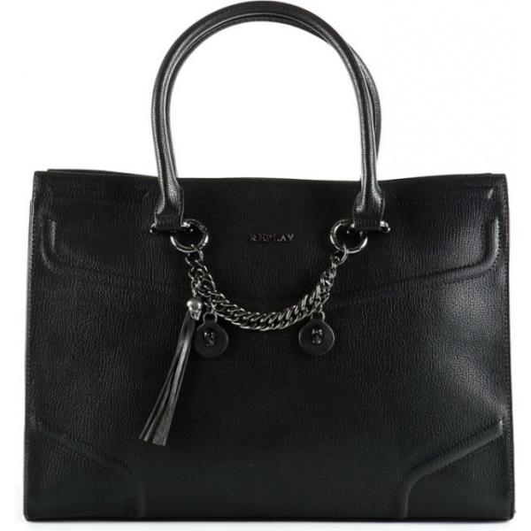 Borsa a mano con catena Replay