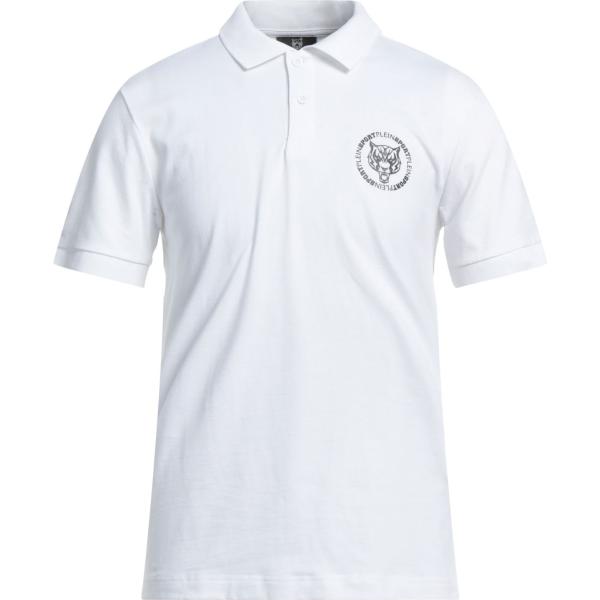 polo Plein Sport bianco tinta unita