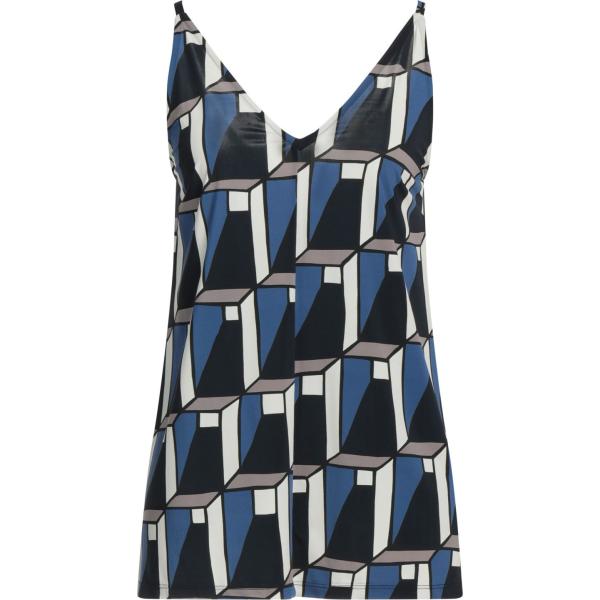 top Siyu nero geometrica