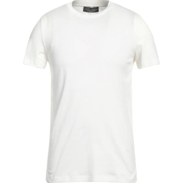 t-shirt Brett Johnson bianco tinta unita