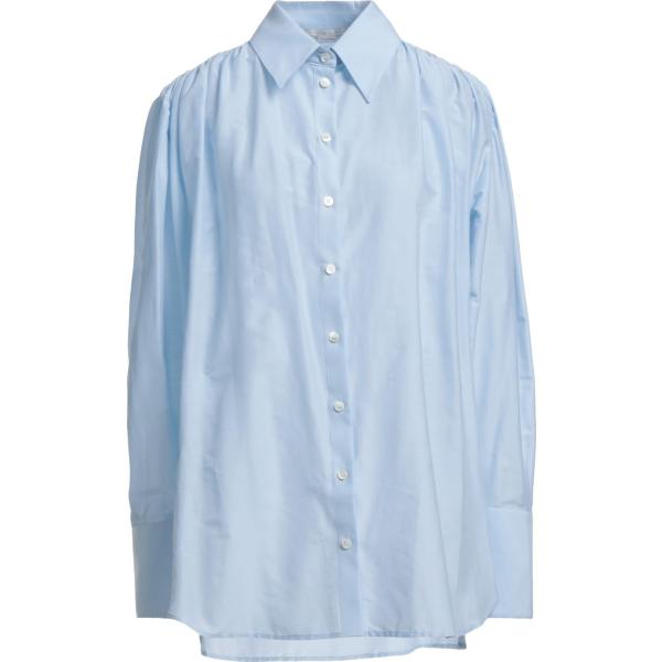 camicie STELLA McCARTNEY blu tinta unita